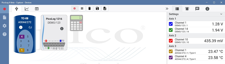 PicoLog 軟件可以把pico示波器輕松變數(shù)采2